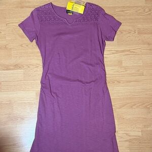 NWT Cabela's Lavender Lace Trim dress